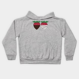 chocolate covered strawberries Kids Hoodie